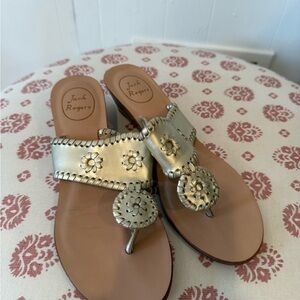 Jack Rogers Women's Gold Sandals